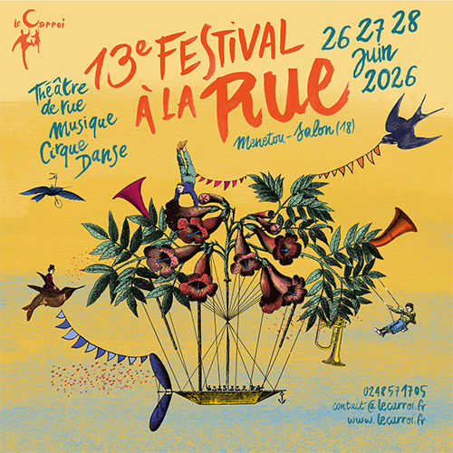 affiche 13ème festival à la rue